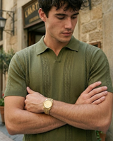 The Amalfi Panel Knit Polo