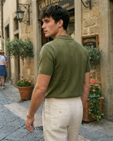 The Amalfi Panel Knit Polo