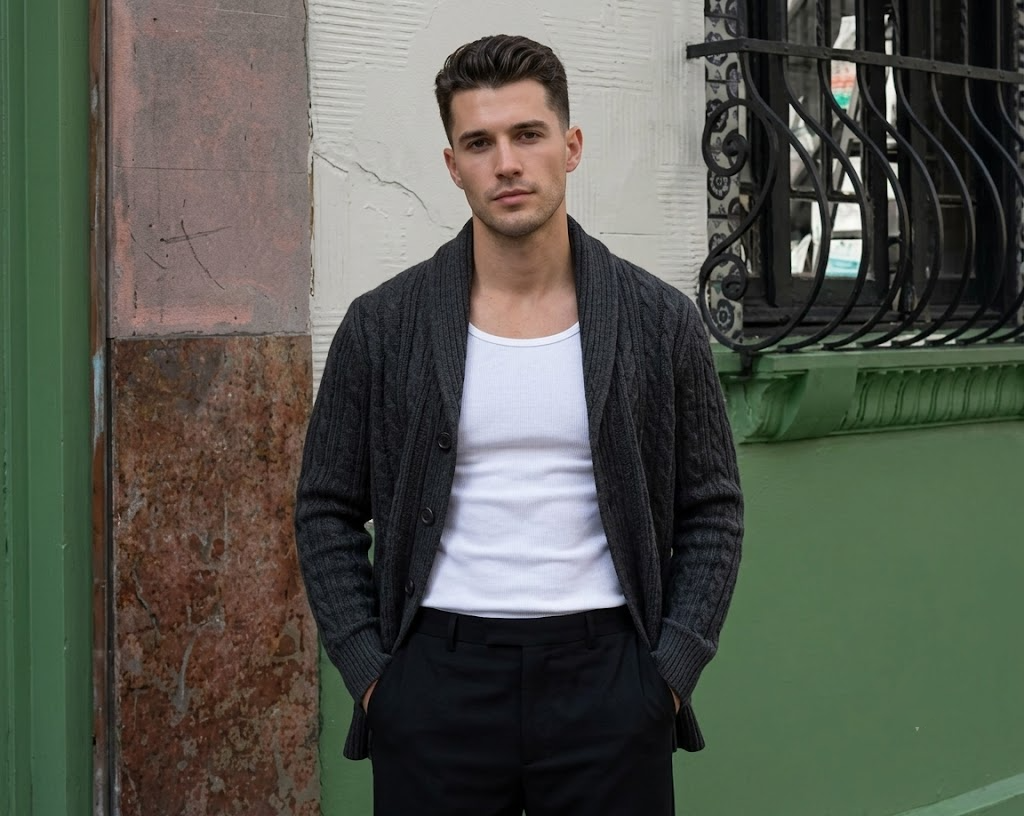 The Cortina Shawl Cardigan