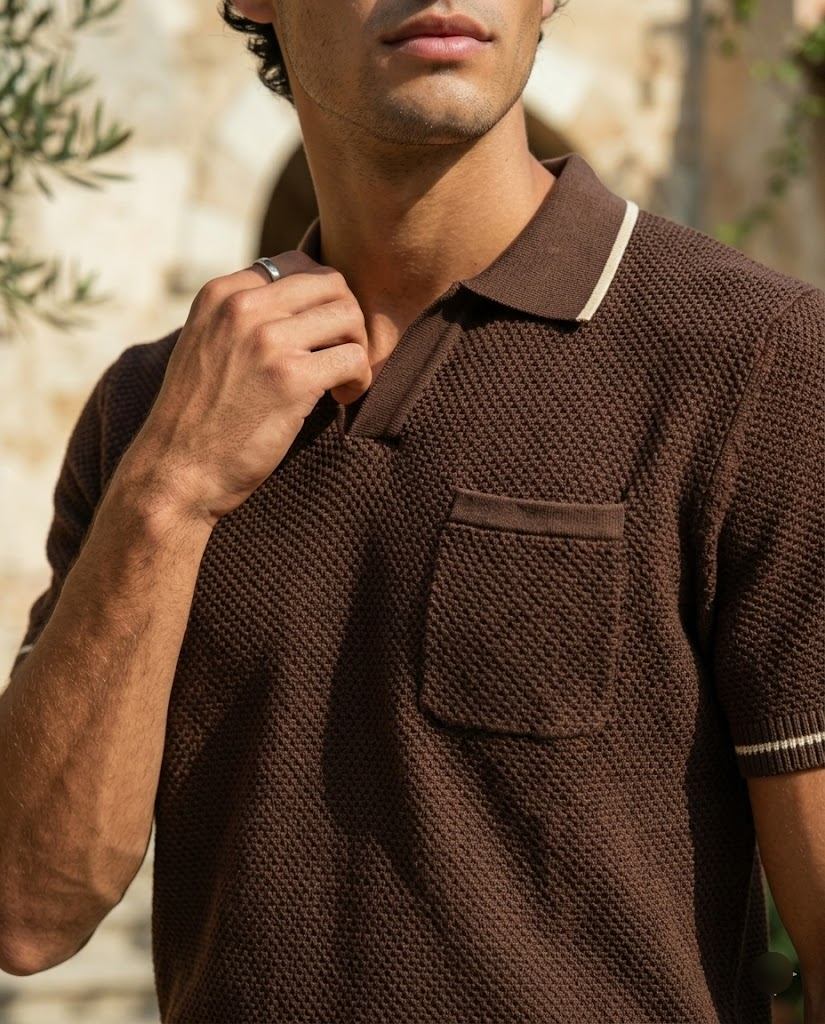 The Tuscan Textured Polo