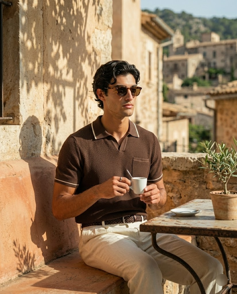 The Tuscan Textured Polo